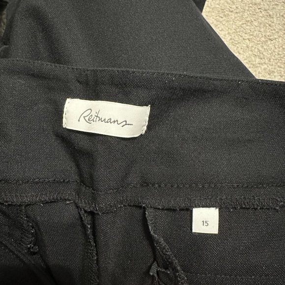 Reitmans Size 15 Black Casual Dress Pants - Picture 3 of 5